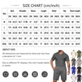 thumbnail image 4 of Men's Collared Short-Sleeve Casual Sports Short-Sleeve And Shorts Two-Piece Set, Size S-3XL, 4 of 4