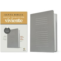 Biblia Valor PrÃ©mium Ntv, Letra Grande Con Filament (Sentipiel, Gris), (Hardcover)