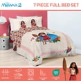 thumbnail image 4 of Juego de edredón Jay Franco Disney Moana, tamaño completo, 7 piezas, 4 of 8