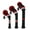 Red, variant on LeFeng 3Pcs Golf Club Head Covers Set Knitted Golf Head Covers for 460cc Driver Fairway Woods and Hybrid with Cute Pom Pom and Number Tag