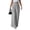 Black, variant on JULMCOMO Striped Pants for Women High Waisted Wide Leg Flowy Palazzo Pants Button Design Vertical Stripe Straight Trousers With Pockets Pink M