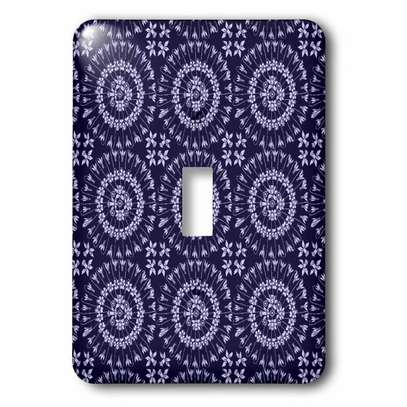 3dRose, Vintage floral pattern in shades of lavender, single toggle switch