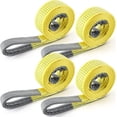 thumbnail image 1 of 4 Pcs Sangles d'Élingue de Levage Sangles de Toile Robustes Polyester Nylon pour Chariot Élévateur Utilisation Extérieure, 1 of 6
