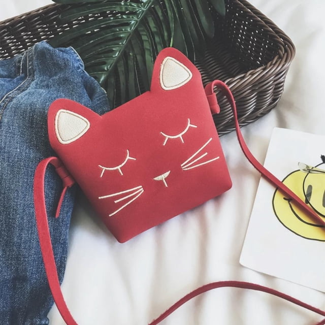 Bolso De Hombro Para Niñas Pequeñas Lindo Mini Gato Monedero Bolsa Regalos Para Niños Niñas Minnieouse AP006912-01