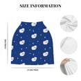 thumbnail image 6 of Haiem Moon Lamb Baby Nursing Cover & Nursing Poncho - Multi Use Cover for Baby Car Seat Canopy, Stroller Cover, 360°Full Privacy Breastfeeding Coverage, 6 of 9