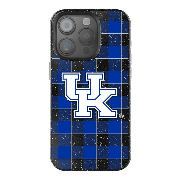 Keyscaper Kentucky Wildcats Plaid Bling iPhone Case