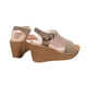 thumbnail image 3 of Sandalias de cuña Zapatos romanos para mujer Zapatos de boca de pez de tacón alto de gamuza Wmkox8yii  sa1516, 3 of 6