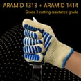 thumbnail image 6 of Mrmaere Heat-Resistant BBQ Gloves with Non-Slip and Cut Protection for Kitchen and Outdoor Cooking Up to 500°C Multicolor, 6 of 9
