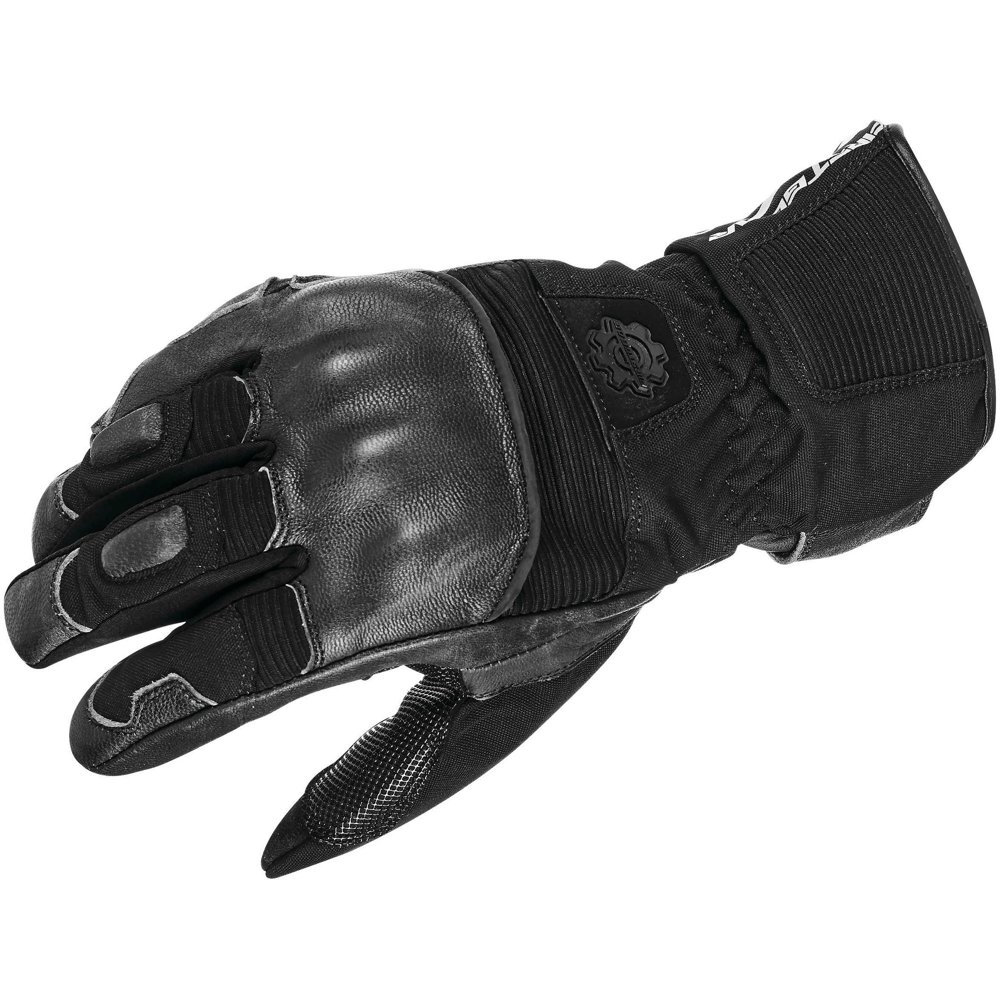 FirstGear Axion Mens Waterproof Motorcycle Gloves Black