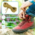 thumbnail image 4 of Uxcell 59.1 x 5/32 Inch Dual Colored Round Boot Laces Shoelaces, Gold Brown 4 Pairs, 4 of 6