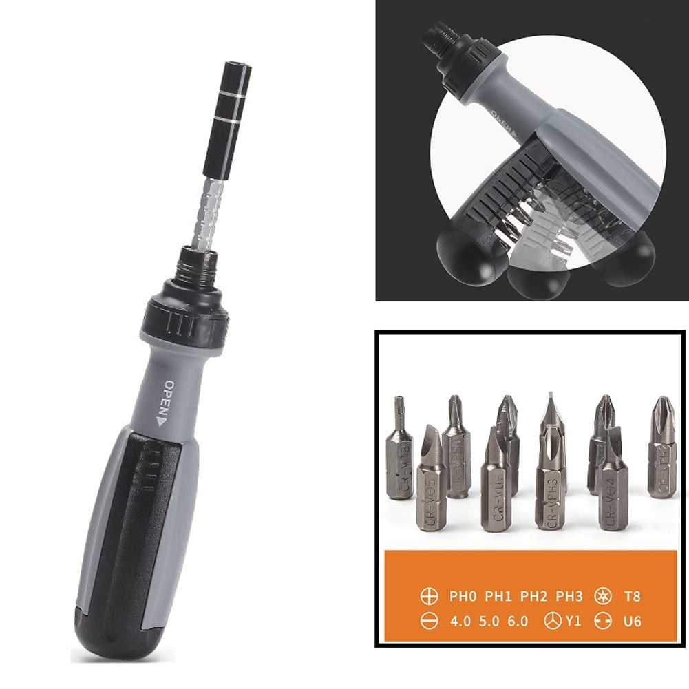 11 in 1 Precision Ratchet Screwdriver Set Multifunctional Telescopic