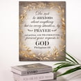 thumbnail image 3 of Christian Religious Canvas Wall Art,Do Not Be Anxious About Anything But in Every Situation By Prayer Philippians 4:6 Canvas Poster Print Wall Decor,Scripture Home Office Bedroom Decoration W625, 3 of 6