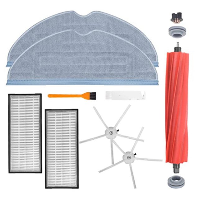 Cepillo principal cepillo lateral filtro Hepa paño de fregona Compatible con Roborock T7s T7plus