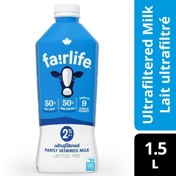 fairlife 2% Ultrafiltered Milk 1.5L Bottle, 1.5 x L