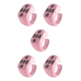 thumbnail image 1 of Inteprter Teléfono móvil Selfie Controller Bluetooth-compatible V5.3 Anillo inalámbrico recargable Botón de fotografía Rosa Type2 NO2, 1 of 6
