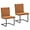 Brwon, variant on WSSYzyzf Upholstered Dining Chairs Set of 2, Modern Leathaire Kitchen Chairs with Steel Legs, High Back, Armless Chair for Dining Room, Kitchen, Brown