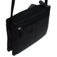 thumbnail image 5 of Genuine Leather Womens Purse Double Zipper Top Pockets Crossbody Shoulder Bag for Ladies, 5 of 56