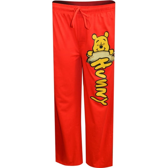 MJC Mens Winnie the Pooh Hunny Red Men's Lounge Pants