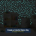thumbnail image 3 of Glow in the Dark Stars - Glow in the Dark Party Supplies - Blue Glow Stars 100 pieces - Glow in the Dark Stars for the Ceiling, 3 of 5