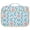 Polar Bear, variant on Rupoun 96-Slot Canvas Pencil Wrap Roll Up Case Organizer for Colored Pencils, Grey Fox Pattern (11 in / 28 cm)