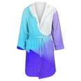 thumbnail image 5 of Plus Size Cotton Robes for Women Fleece Women's Nightgowns & Sleepshirts Oversize Cute Women's Sleepwear House Womens Robe Light Violet, 5 of 5