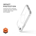thumbnail image 4 of UAG iPhone 17e / iPhone 16e Case Plyo - Compatible with MagSafe Anti-Yellowing Rugged Military Grade Drop Proof Protective Cover, Ice/White, 4 of 9