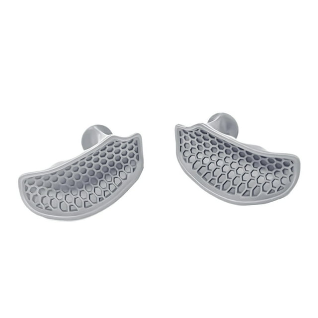 Presas de levantamiento de pesas Grips de gimnasio para almohadillas para adultos Proporcionador de fuerza de agarre de silicona Protector manual para Gris