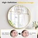 thumbnail image 5 of 18-pulgada small aluminum alloy frame high-definition eco-friendly gold round mirror para bathroom (over sink) entrada y vanity, 5 of 5