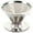 Silver, variant on Pour over Coffee Dripper Reusable Cone Coffee Filter Portable