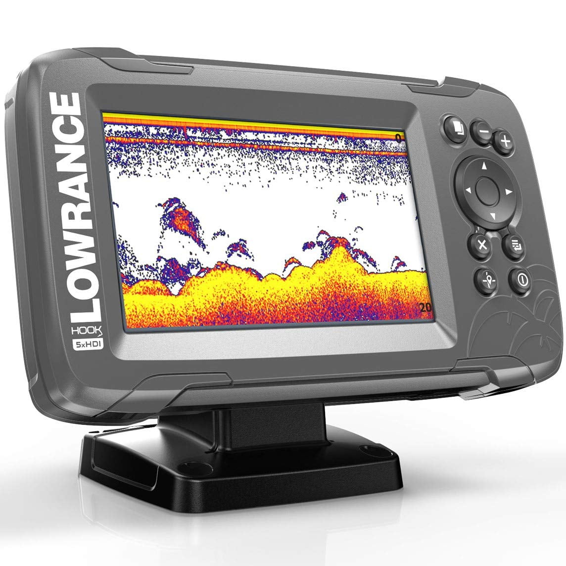 Lowrance HOOK2 5X - 5-inch Fishfinder with SplitShot Transducer and GPS  Plotter