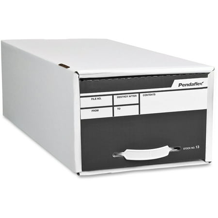 Pendaflex Standard Storage File Boxes, White, 1 Each (Quantity)