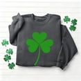 thumbnail image 5 of St. Patrick's Day Sweatshirt for Women Crewneck Long Sleeve Classic Solid Shamrock Graphic Relaxed Fit Comfy Cotton Blend Irish Holiday Clothes, 5 of 6