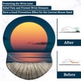 thumbnail image 3 of ERDS-Mouse Pad with Wrist Support, Pain Relief Ergonomic Mouse Pad, Comfortable Durable Computer Mouse Pad Wrist Rest with Non-Slip PU Base for Home Office Working Gaming (Sunset Over The Sea), 3 of 4