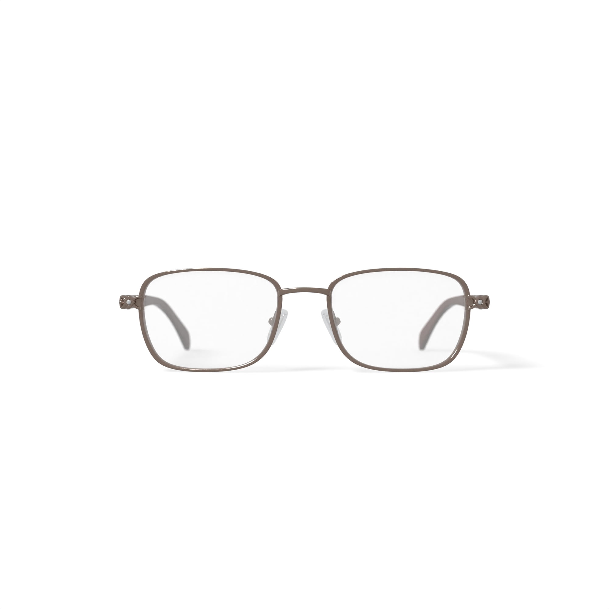 Madison Avenue Women's MAL109 Prescription Eyeglasses with Case, Brown