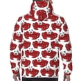 thumbnail image 7 of Sikiie Cute Red Crab Men's Hoodie, Essentials Hoodie, Sweatshirt, Pullover Hooded Sweatshirt for Men-4X-Large, 7 of 7