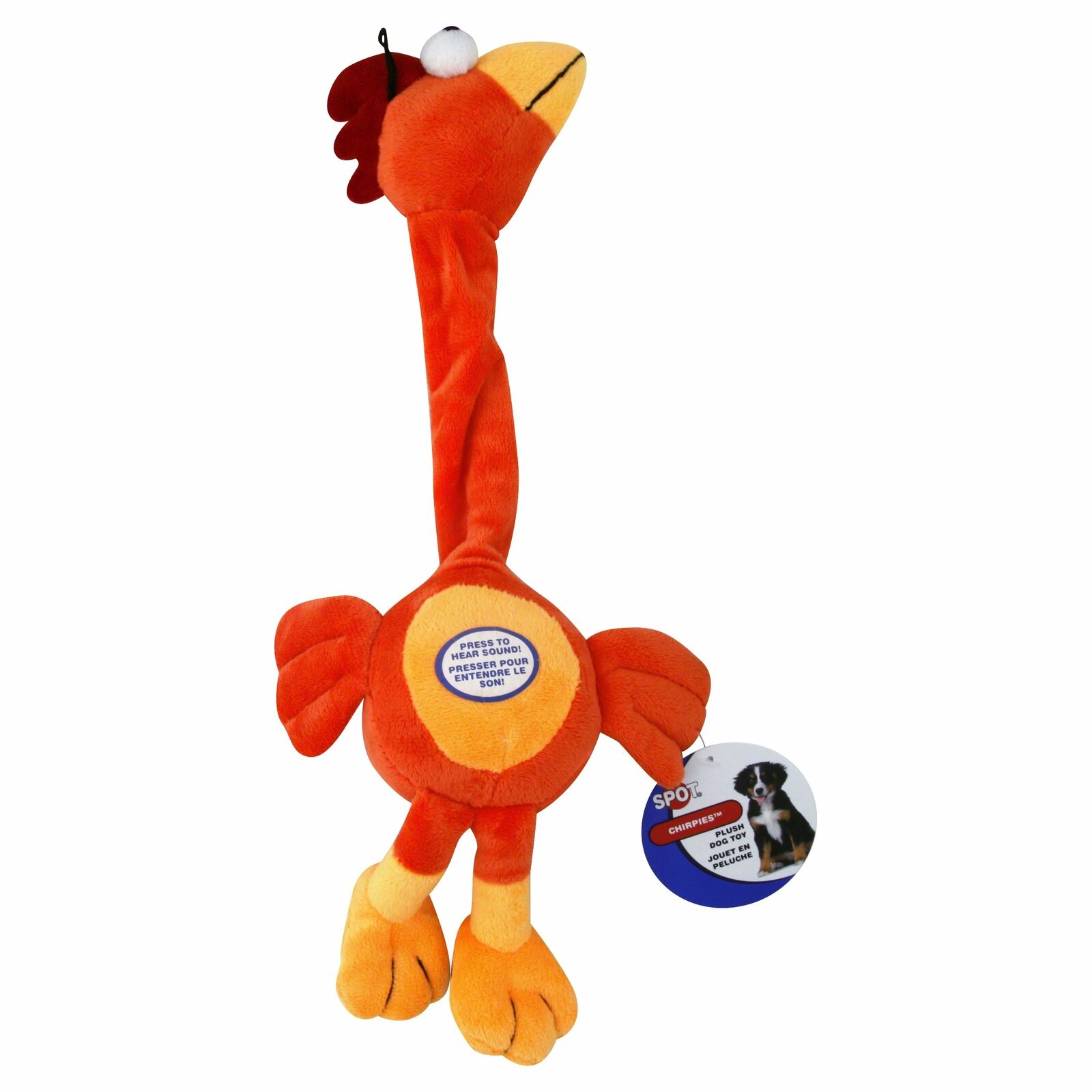 Chirpies Plush Dog Toy