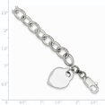 thumbnail image 2 of 925 Sterling Silver Heart Charm Bracelet, 2 of 2