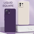 thumbnail image 2 of Original Square Liquid Silicone Case for Xiaomi Mi 11 11T 11X Pro Ultra Lite NE 5G Protection Back Cover Mi11 T 11Lite 11i Funda, 2 of 5