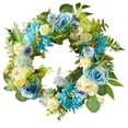 thumbnail image 2 of BKER Summer Berry Wreath Festival Rattan Door Hanging Leaf Rattan Decorative Pendant, 2 of 5