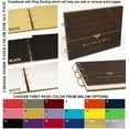 thumbnail image 6 of Darling Souvenir Personalized Engraved Laser Cut Wedding Guest Book Wooden Cover Sign-in Book Registry Guestbook Scrapbook-WM, 6 of 7
