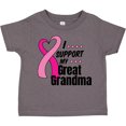 thumbnail image 3 of Inktastic Breast Cancer Awareness I Support My Great Grandma Boys or Girls Toddler T-Shirt, 3 of 5