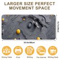 thumbnail image 2 of XXL Extended Mouse Pad 35.4x15.7", Dark Gray Planet Gaming Desk Mat, Non-Slip Base Computer Keyboard Pad, 2 of 7
