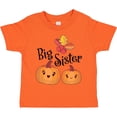 thumbnail image 3 of Inktastic Big Sister Pumpkins with Fall Leaves Girls Toddler T-Shirt, 3 of 5