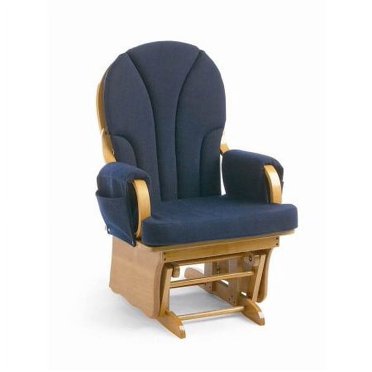 Foundations Lullaby Nursery Rocking Chair, Wooden Glider for Baby Room ...