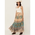 thumbnail image 2 of Free People Women's Super Thrills Floral Print Maxi Skirt - OB1904071-BLUSKY Medium, 2 of 4
