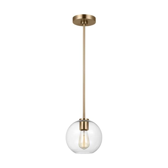 Open Box Generation Lighting 6002501 Orley 8" Wide Mini Pendant - Brass