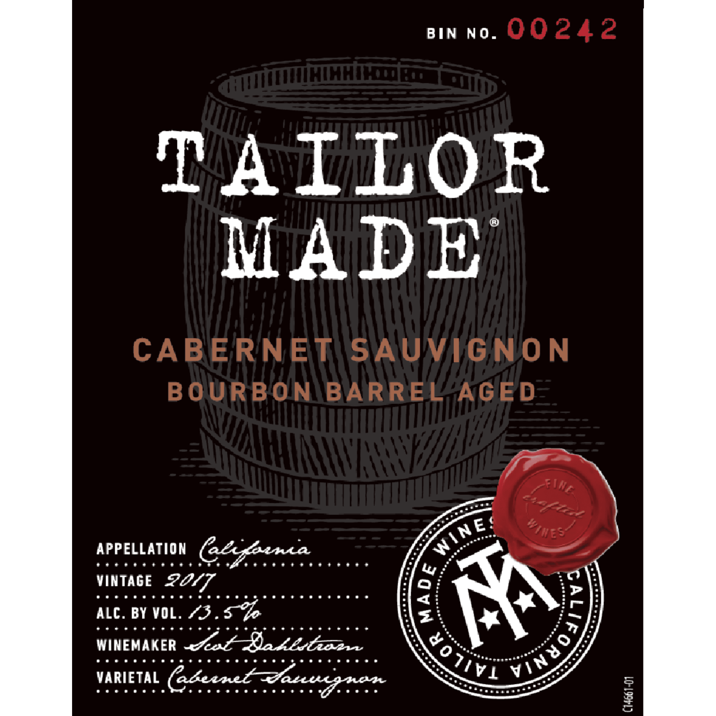 Tailor Made Bourbon Barrel Cabernet Sauvignon Red Wine - 750ml, 2018, California