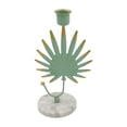thumbnail image 5 of Nordic Style Romantic Candle Stand - Marble Base - Turtle Leaves Wedding Party - Iron Candlestick Home Decor, 5 of 8
