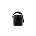 thumbnail image 4 of Petalia Girls' Embroided Hook & Loop Faux Leather School Shoes (Little Kids), 4 of 5