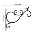 thumbnail image 4 of sweethay Paquete de 2 soportes de cesta colgante de Metal montaje en pared interior exterior jardín habitación planta flor suspensión alimentador de Jardín y Patio Zwierzę sweethay HA063169-01, 4 of 6